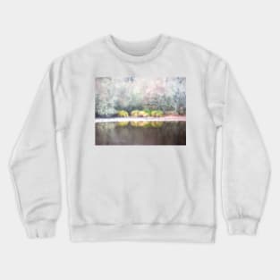 Grass reflected in a lake 1 Crewneck Sweatshirt